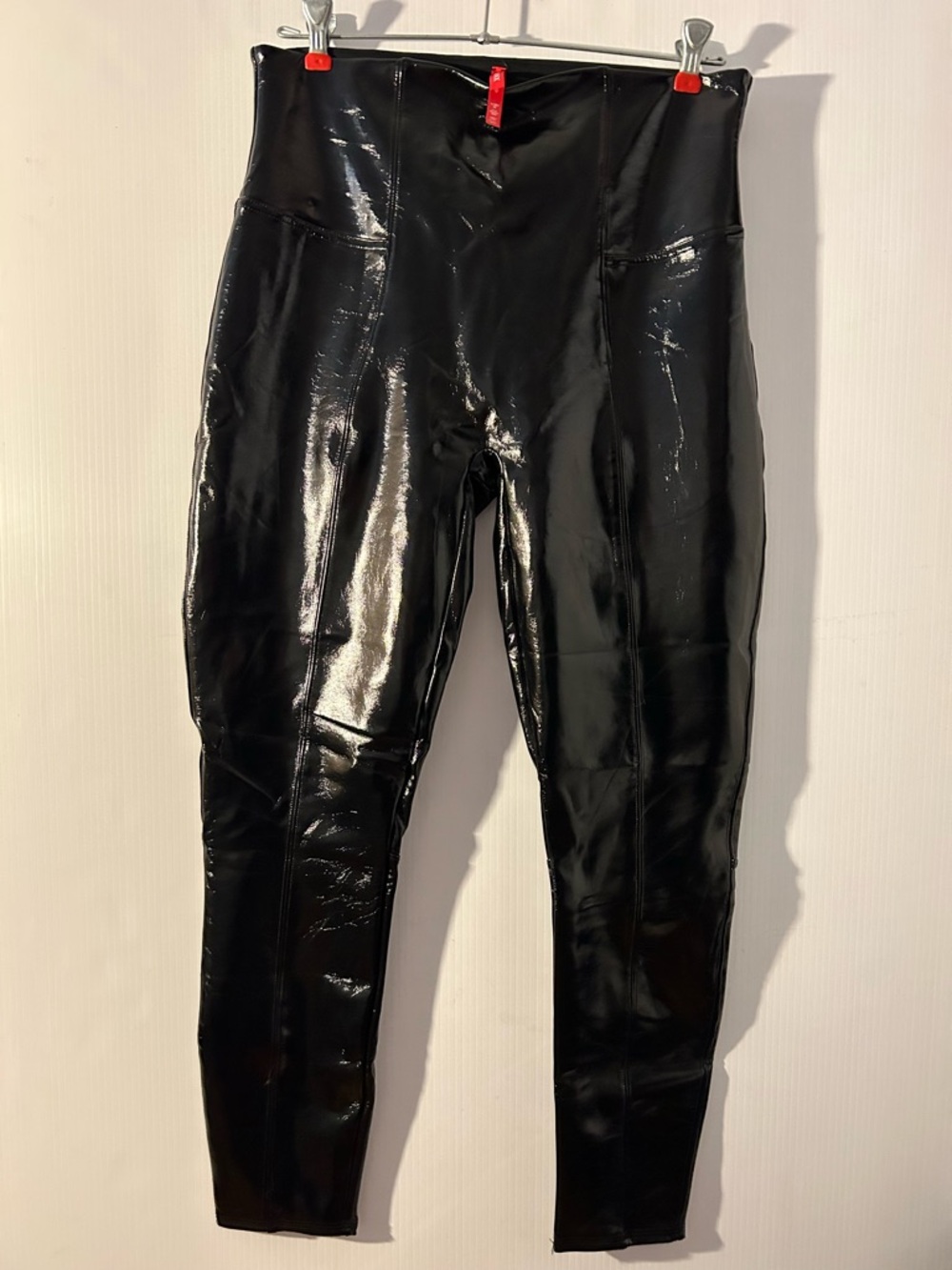 Spanx faux leather pants large black